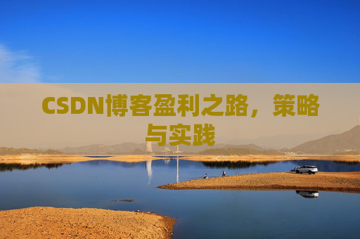 CSDN博客盈利之路，策略与实践